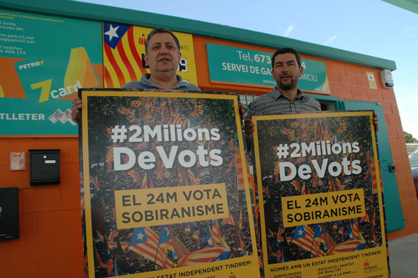 Ens sumem a la campanya de les municipals demanant #2MILIONSDEVOTS pels partits sobiranistes